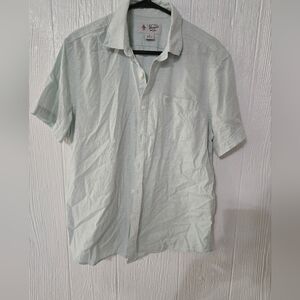 ORIGINAL PENGUIN Men's Short Sleeve Heritage Slim Fit  Button Down Shirt Sz M